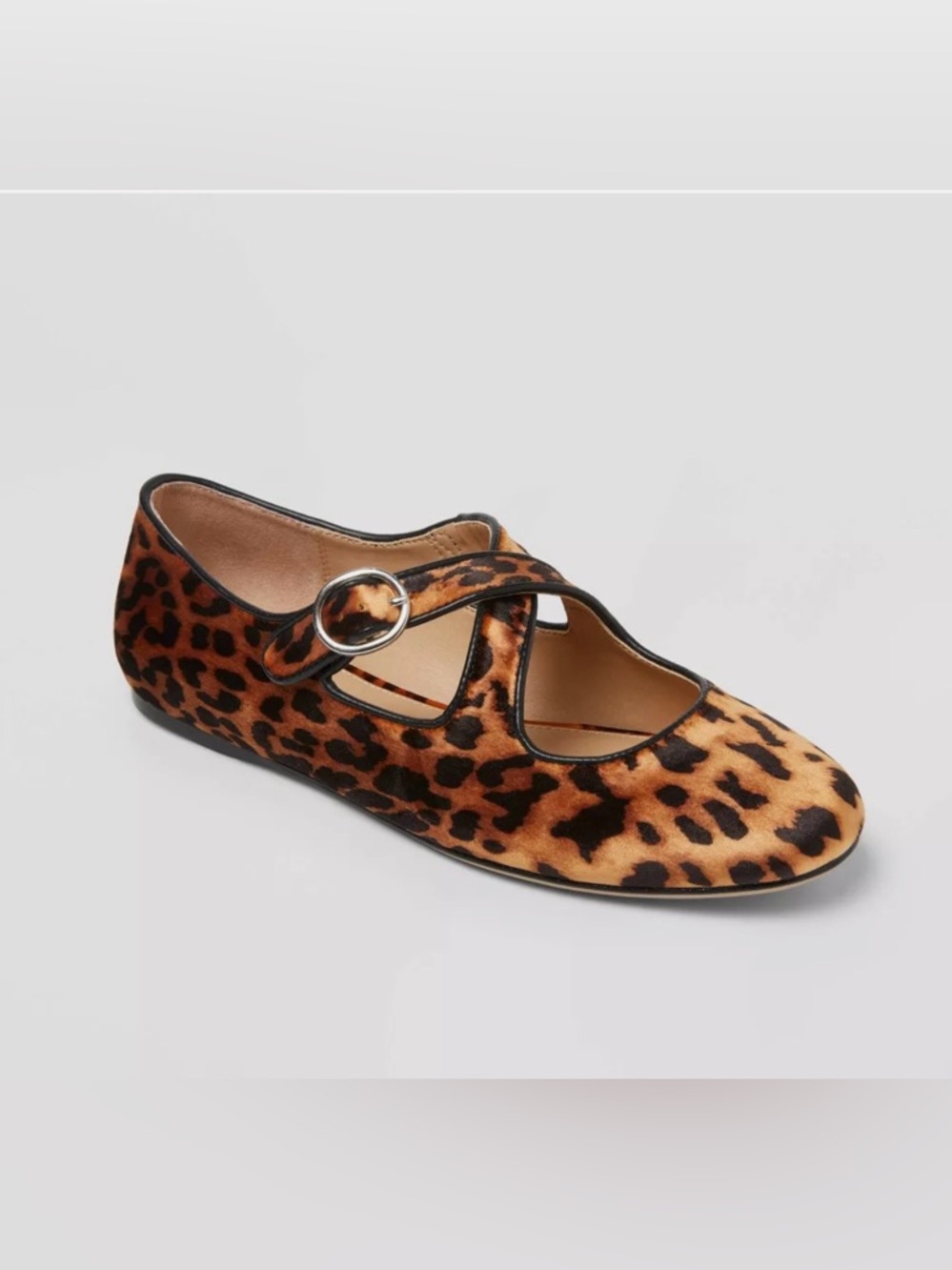 a . new day - Women’s Tasmin Leopard Print Flats, Size 6 or 8, NEW!
